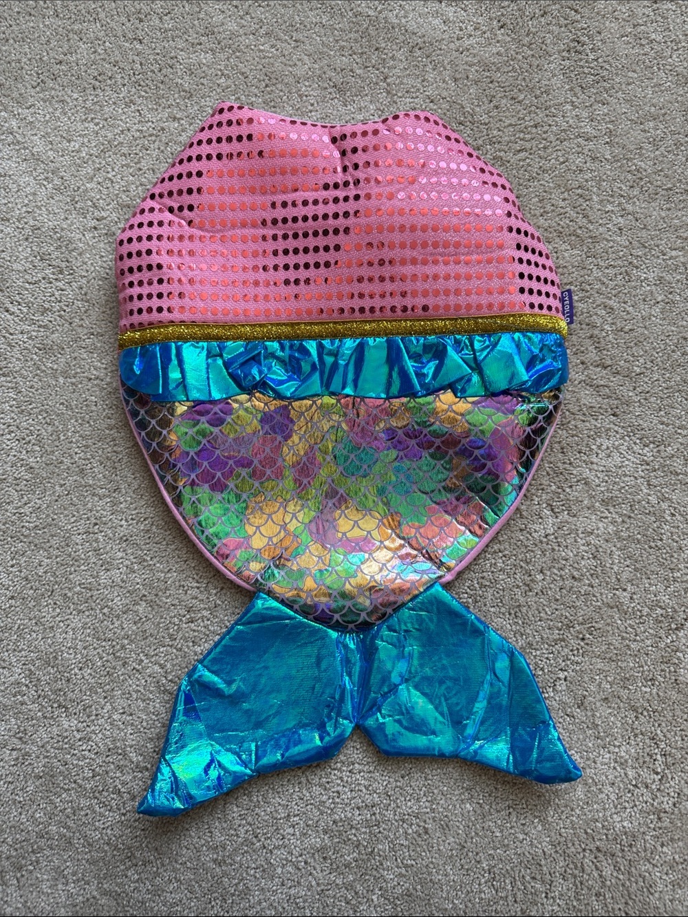 Sparkling Mermaid Dog Costume - Pink & Blue